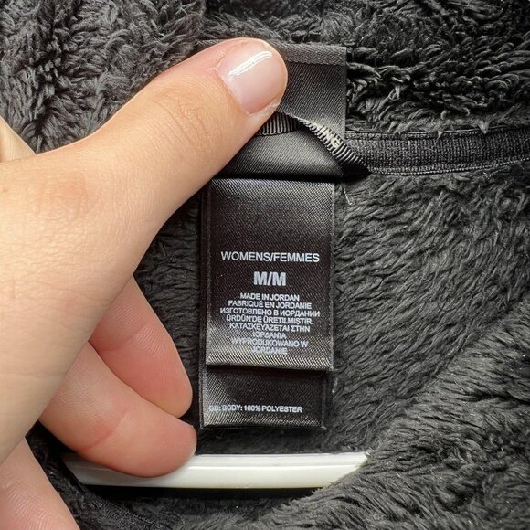 The North Face Fleece Jacket Womens Medium Black Osito 2 Soft Full Zip - Picture 7 of 12